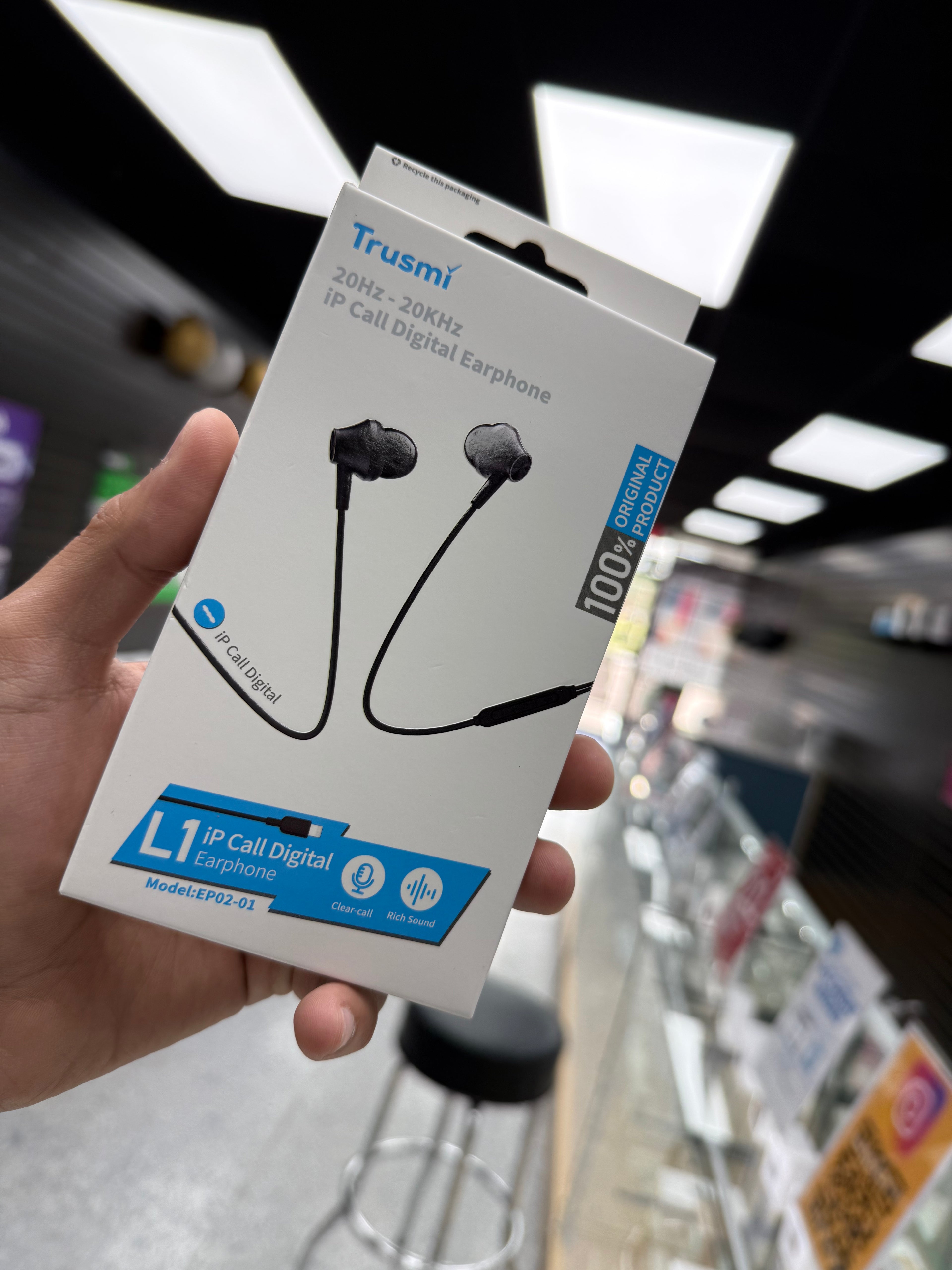 Type-C Wired Headphones – Digital Earphones – 20Hz–20KHz – Hi-Fi Sound – In-Ear Design