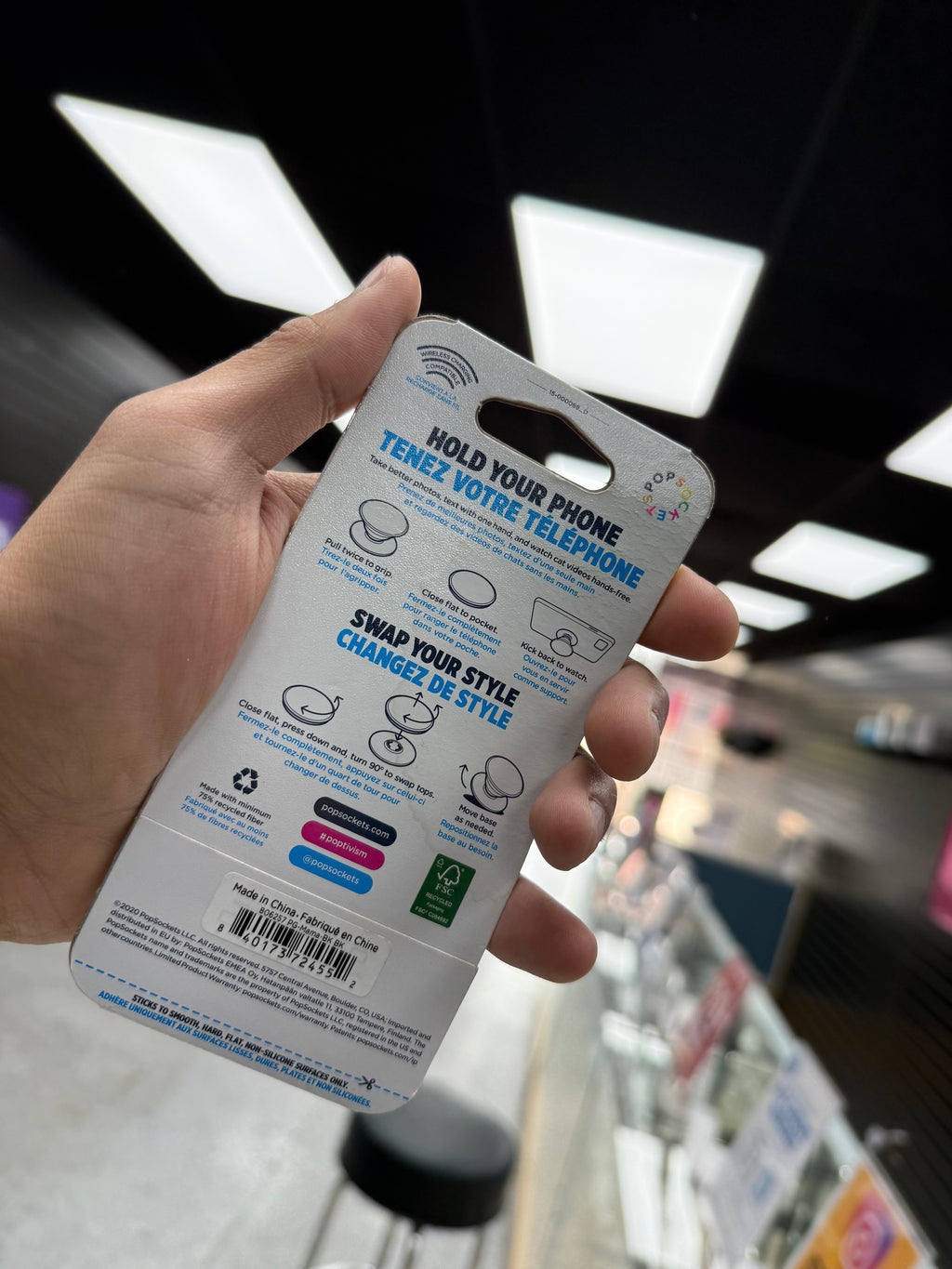 Fancy PopSockets – Stylish Phone Grip & Stand – Assorted Designs – Reusable & Secure Hold