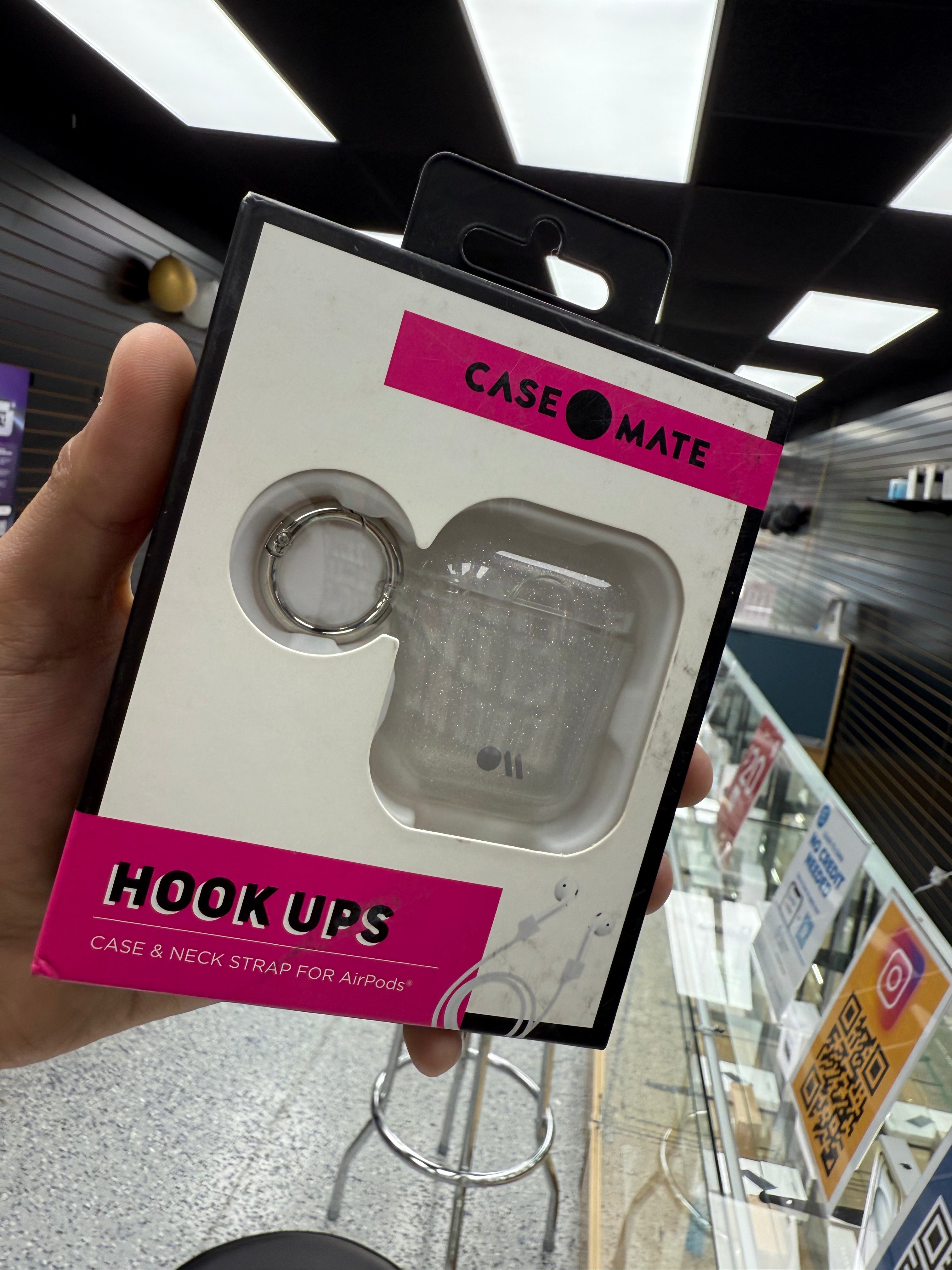 AirPods Case – Compatible with AirPods 1 & 2 – Stylish, Durable & Protective – With Keychain Hook