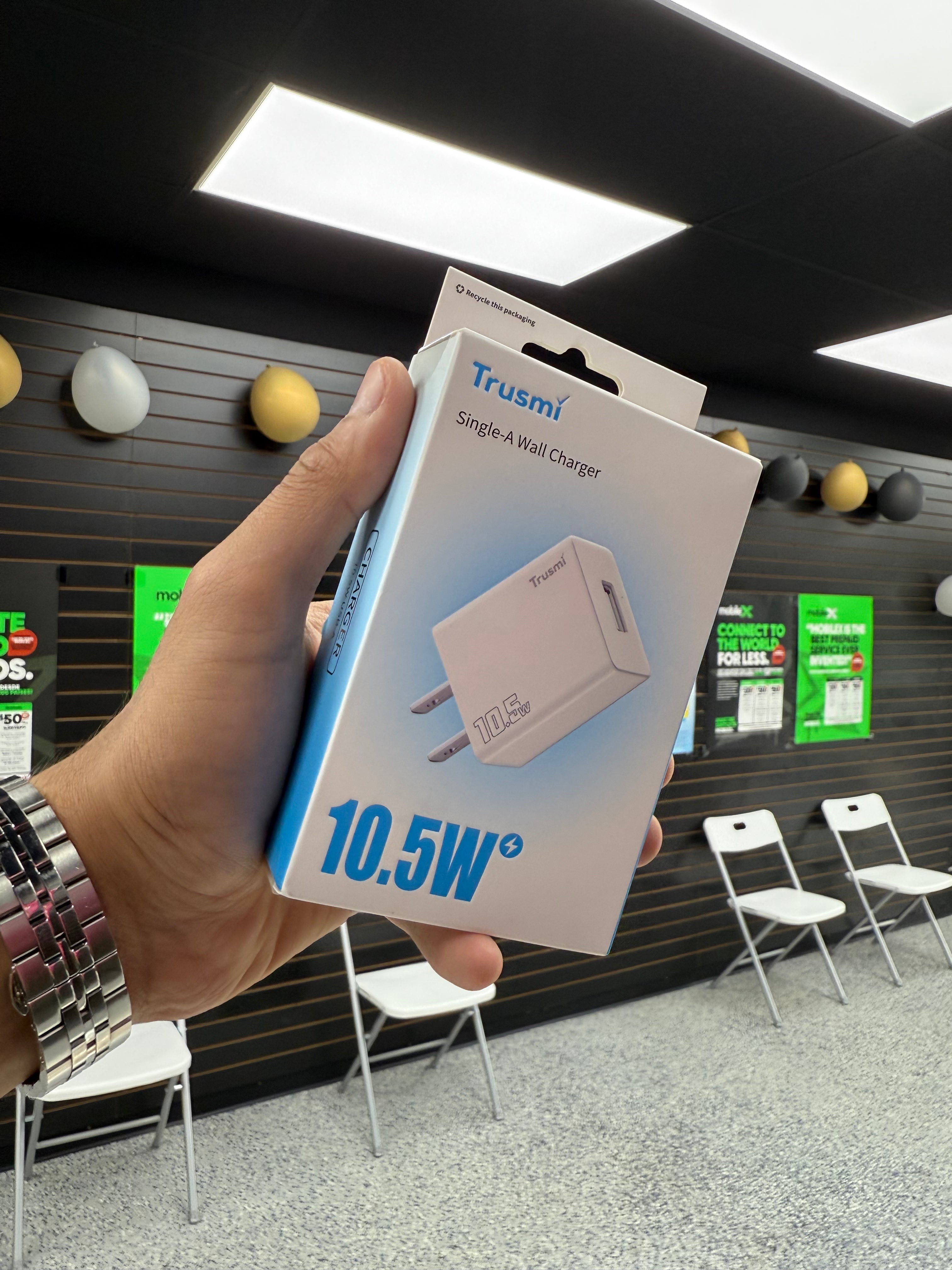 20W Fast Wall Charger – Dual Port USB & Type-C – Compact & Travel-Friendly