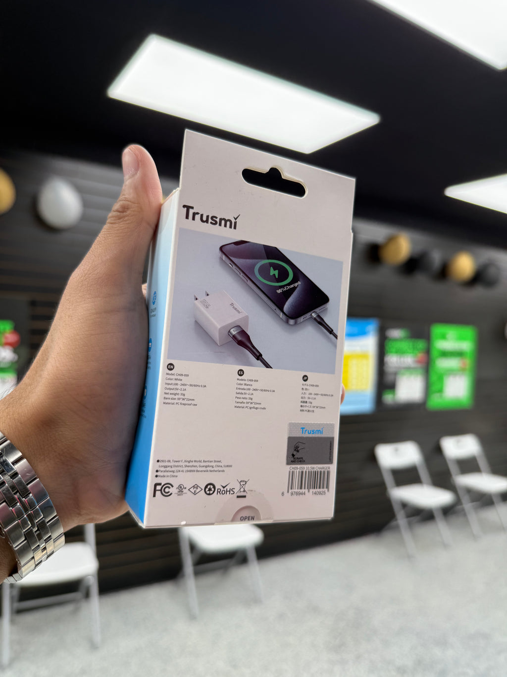 20W Fast Wall Charger – Dual Port USB & Type-C – Compact & Travel-Friendly